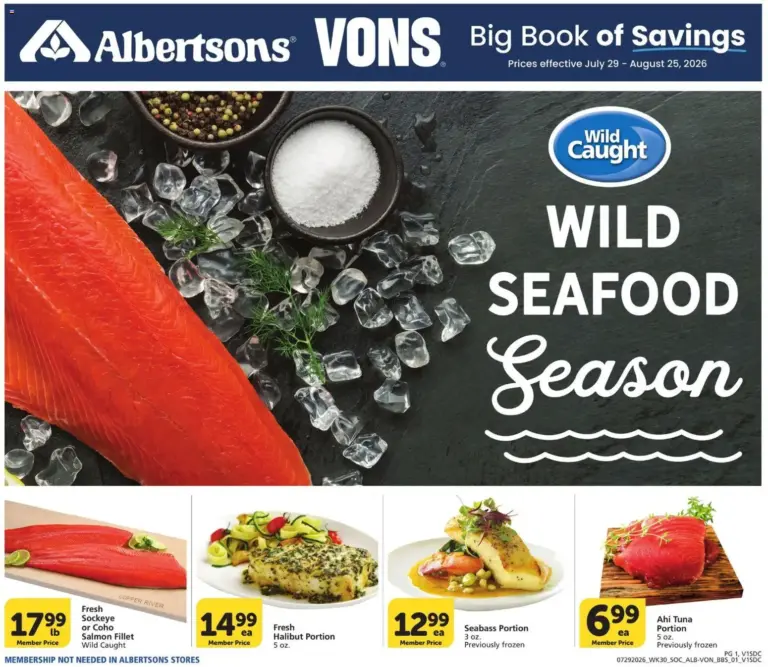Vons Big Book of Savings 07/29 08/25 2026