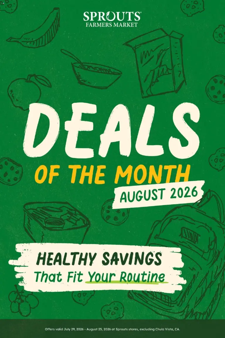 Sprouts Monthly Ad 07/29 08/25 2026