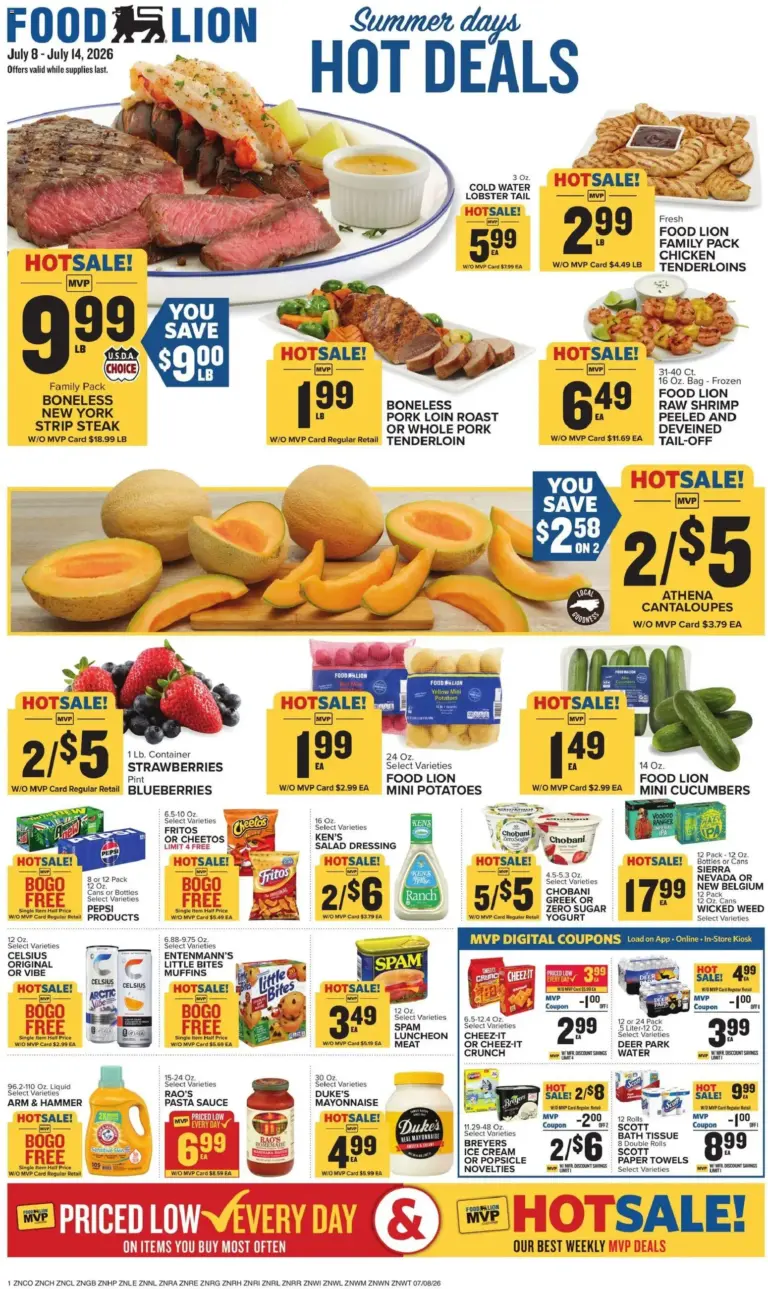 Food Lion Weekly Ad 07/08 07/14 2026