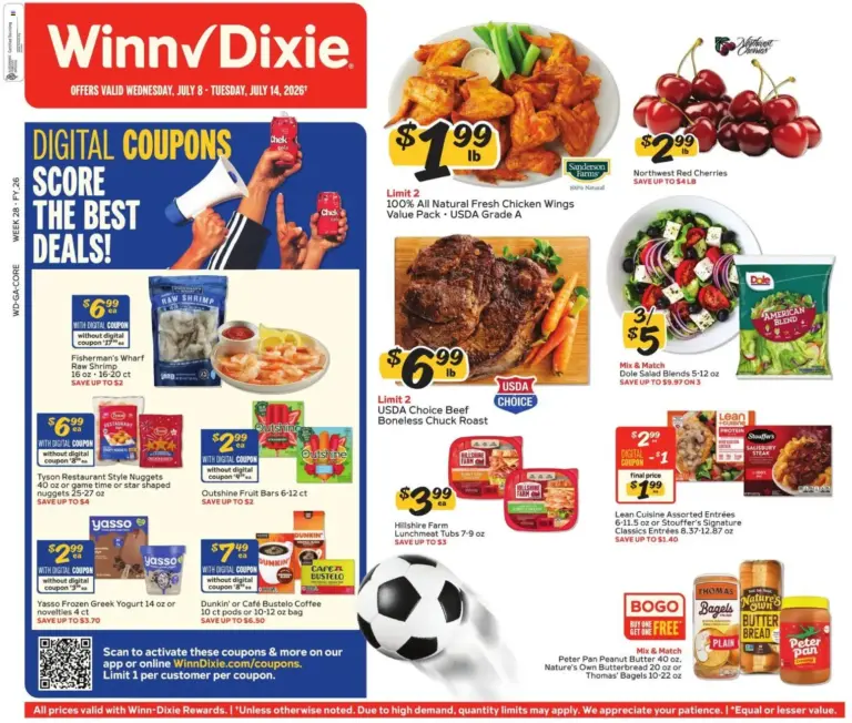 Winn Dixie Weekly Ad 07/08 07/14 2026