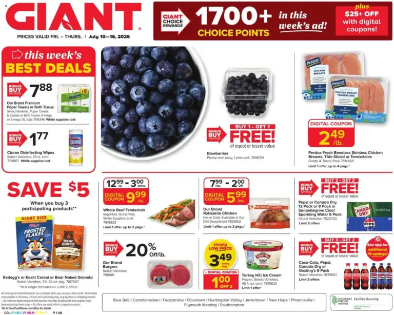 Giant Weekly Ad 07/10 07/16 2026