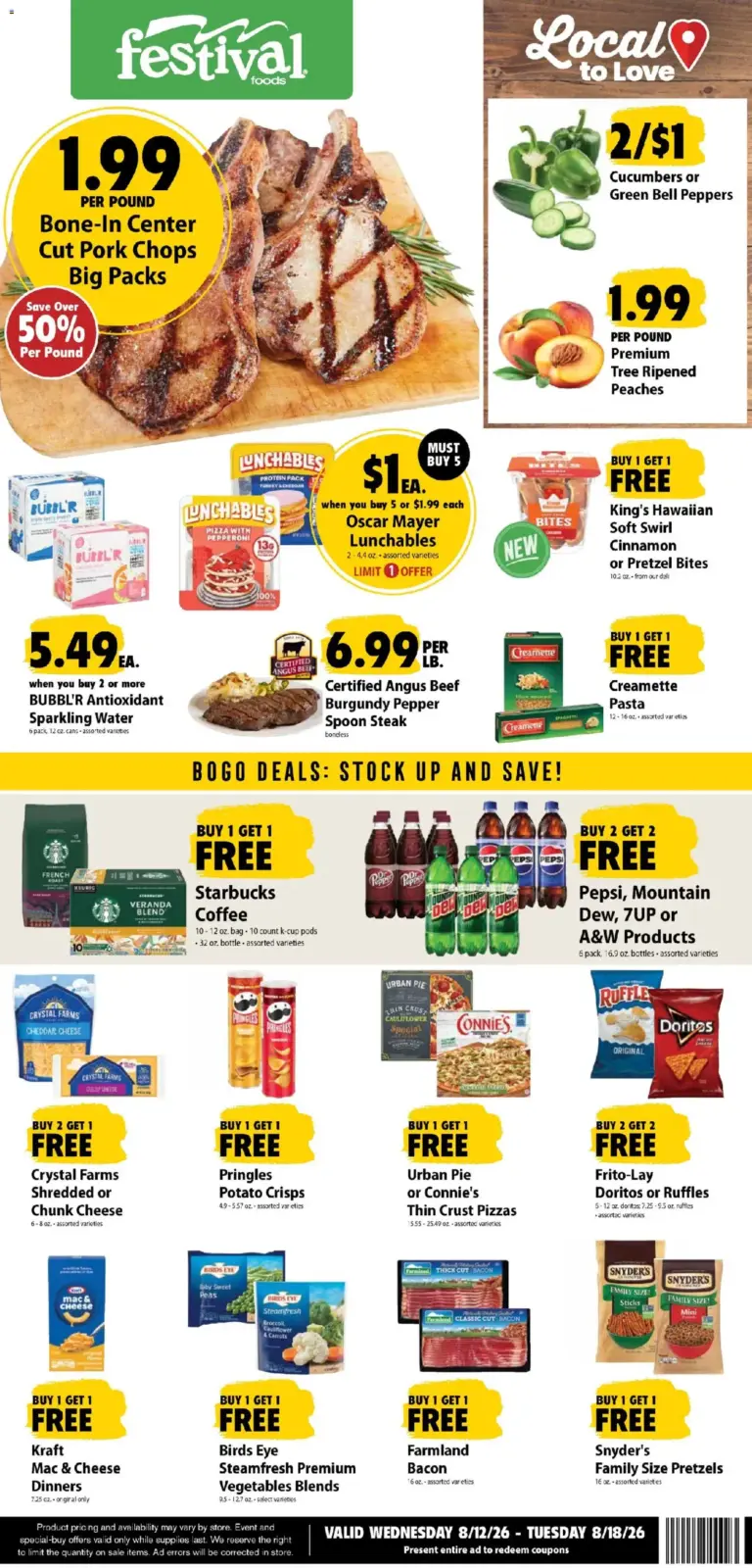 Festival Foods Weekly Ad 08/12 08/18 2026
