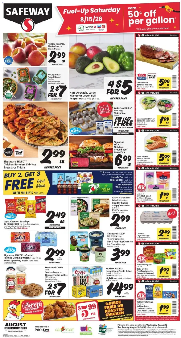 Safeway Weekly Ad 08/12 08/18 2026