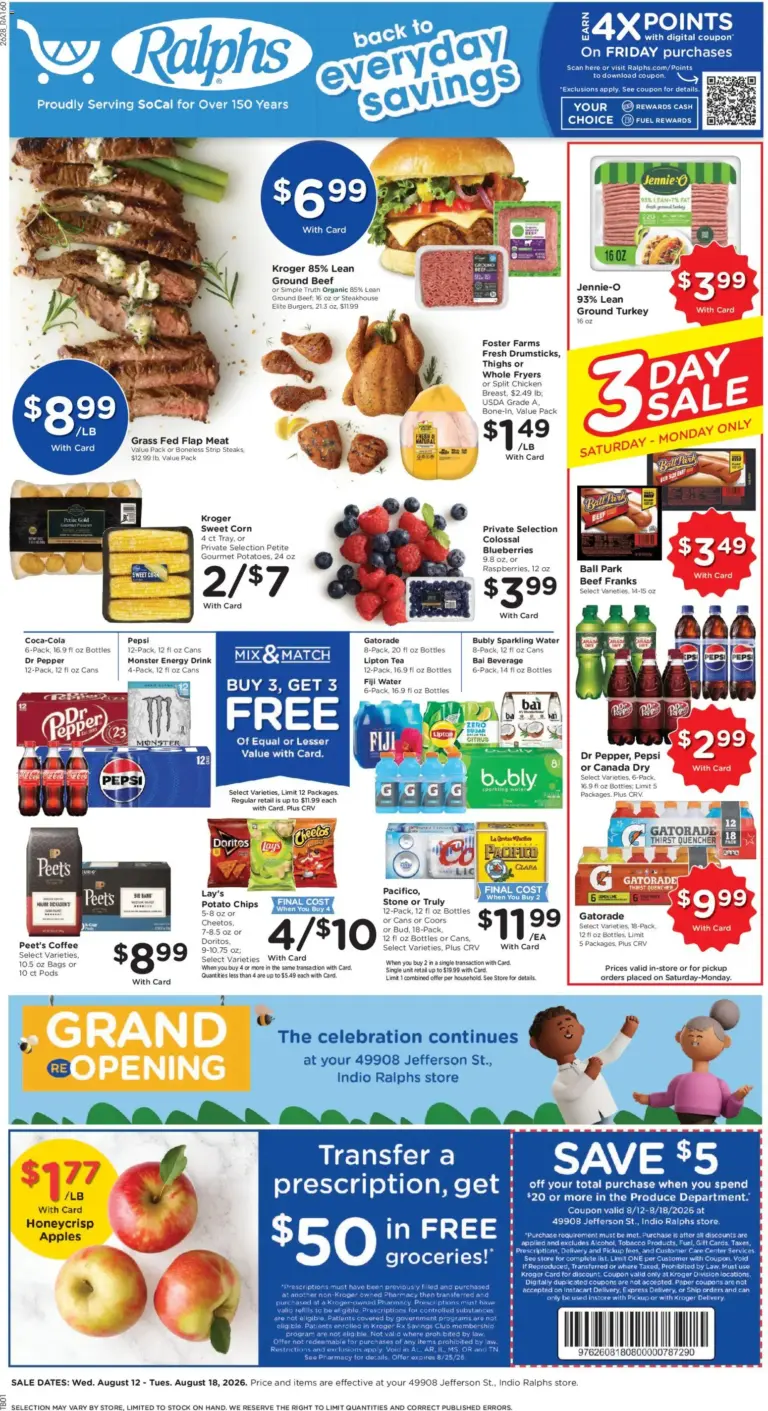 Ralphs Weekly Ad 08/12 08/18 2026