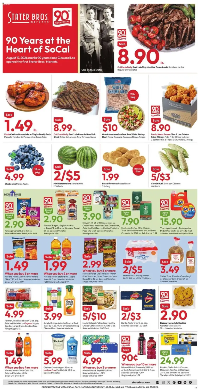 Stater Bros Weekly Ad 08/12 08/18 2026