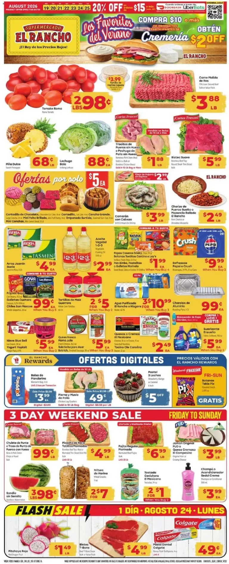 El Rancho Weekly Ad 08/19 - 08/25 2026
