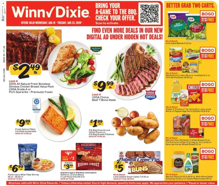 Winn Dixie Weekly Ad 08/19 - 08/25 2026
