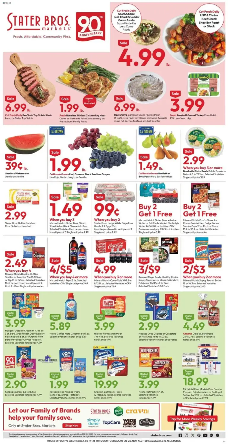 Stater Bros Weekly Ad 08/19 - 08/25 2026