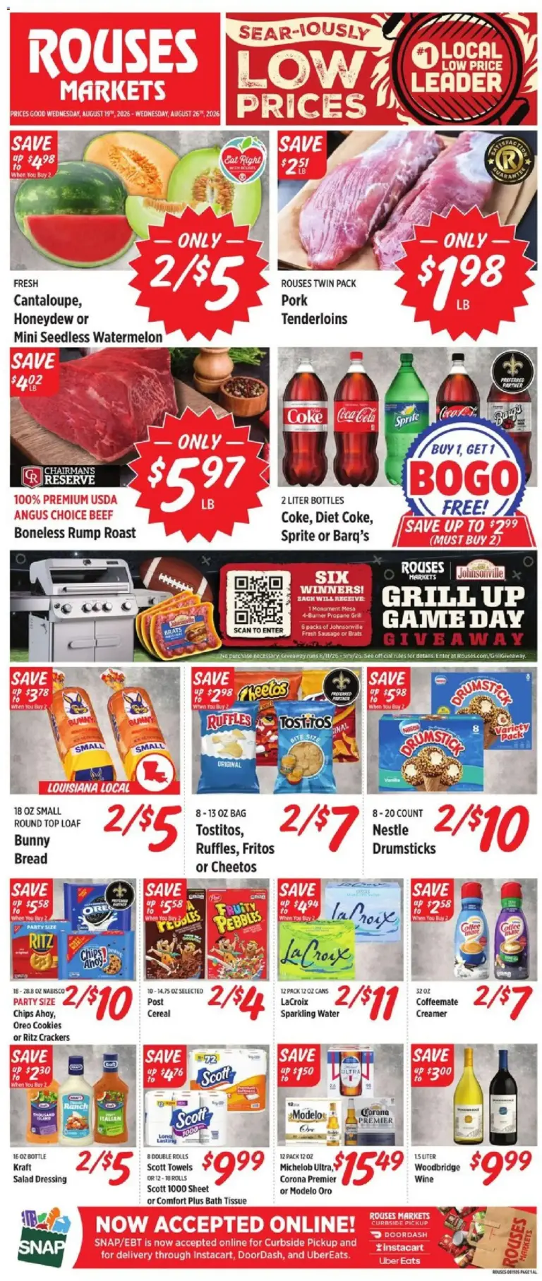 Rouses Weekly Ad 08/19 - 08/26 2026