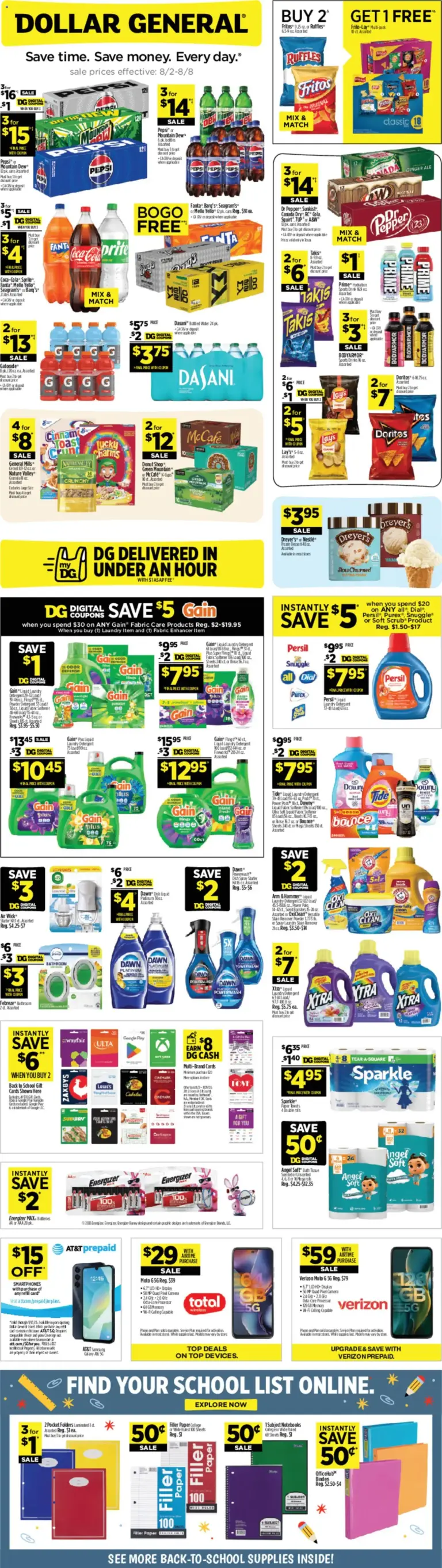 Dollar General Weekly Ad 08/02 08/08 2026