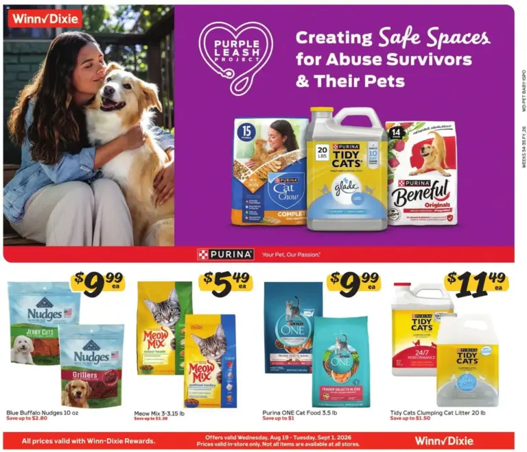 Winn Dixie In-Store 08/19 - 09/01 2026
