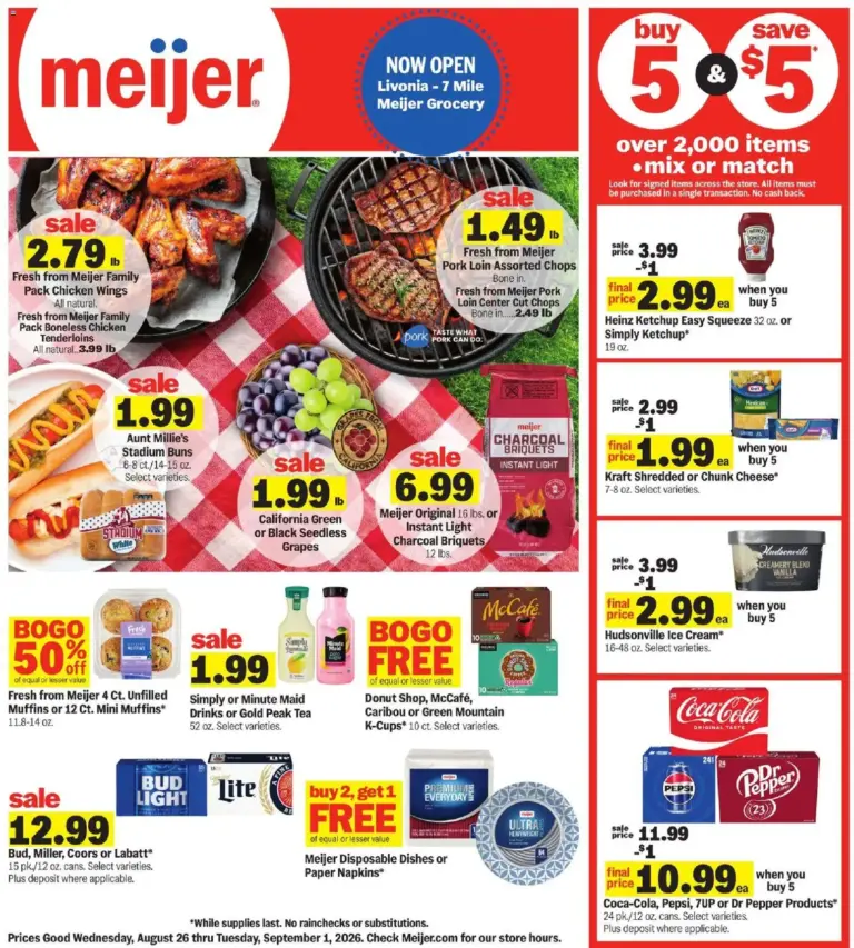 Meijer Weekly Ad 08/26 - 09/01 2026