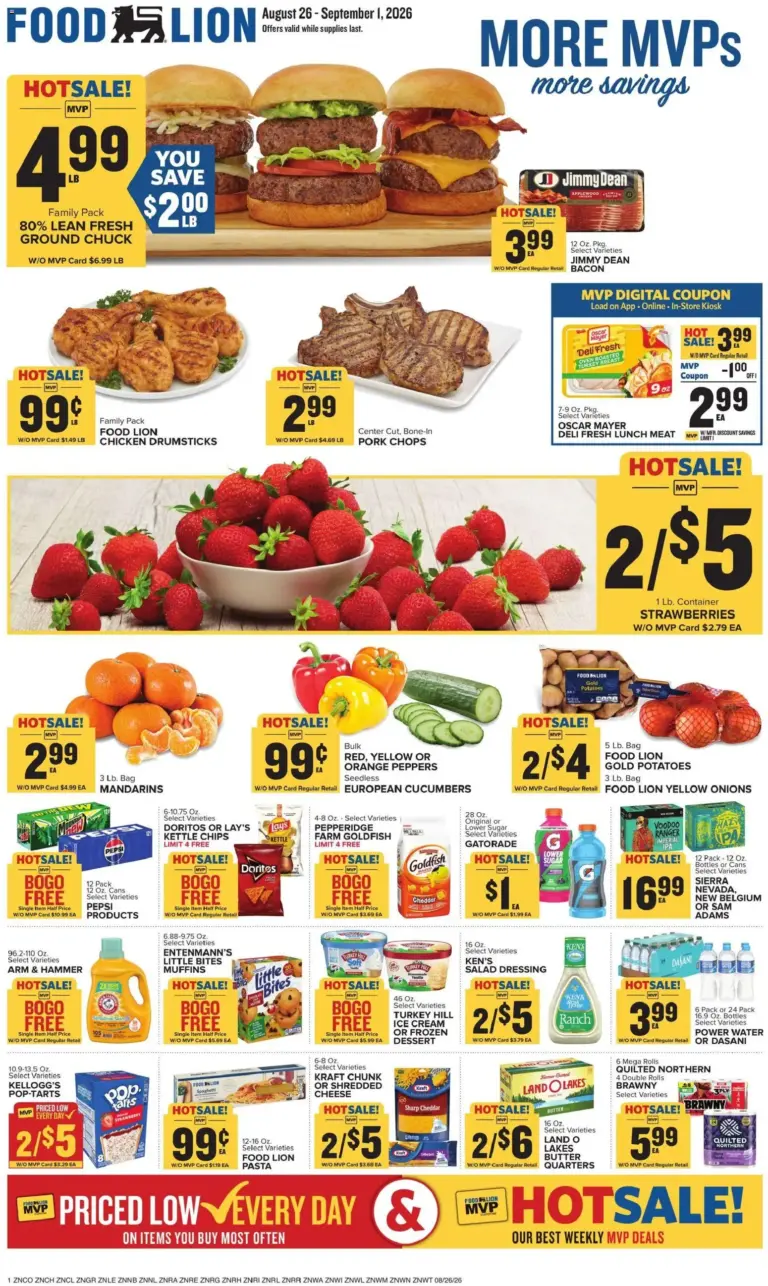 Food Lion Weekly Ad 08/26 - 09/01 2026