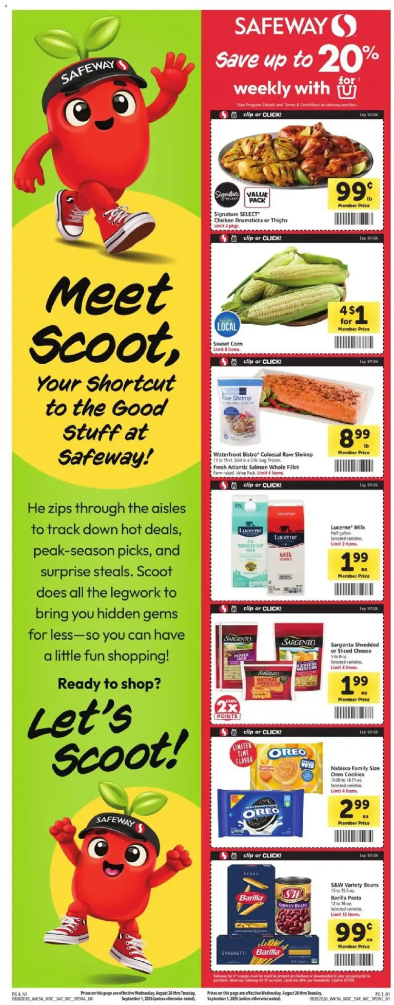 Safeway Weekly Ad 08/26 - 09/01 2026