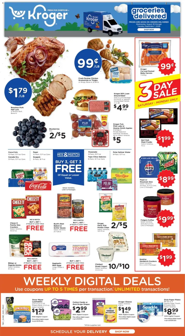 Kroger Ad 08/26 - 09/01 2026