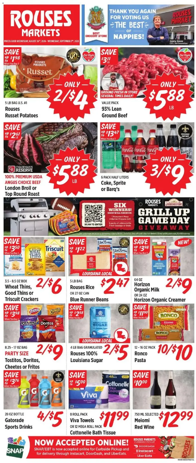 Rouses Weekly Ad - AL 08/26 - 09/02 2026