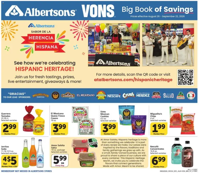 Vons Big Book of Savings 08/26 - 09/22 2026
