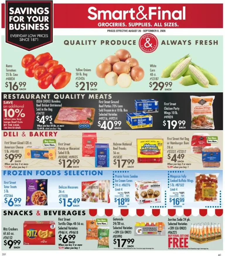 Smart & Final Business & Club 08/26 - 09/08 2026