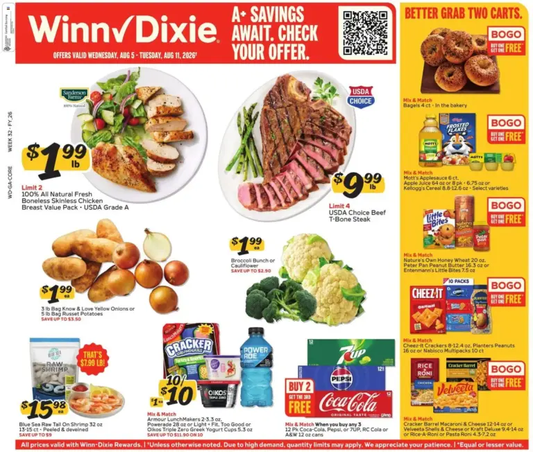 Winn Dixie Weekly Ad 08/05 08/11 2026