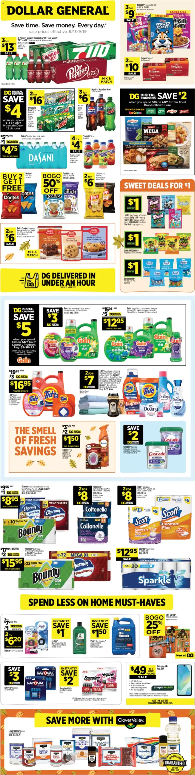 Dollar General Weekly Ad 09/13 - 09/19 2026