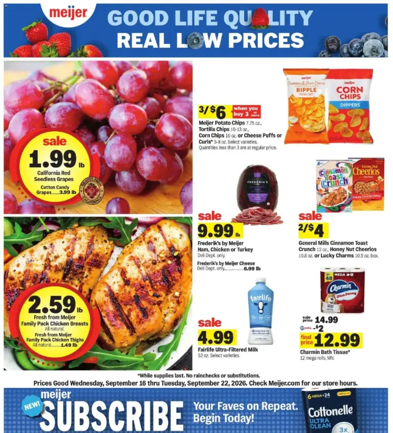 Meijer Weekly Ad 09/16 - 09/22 2026