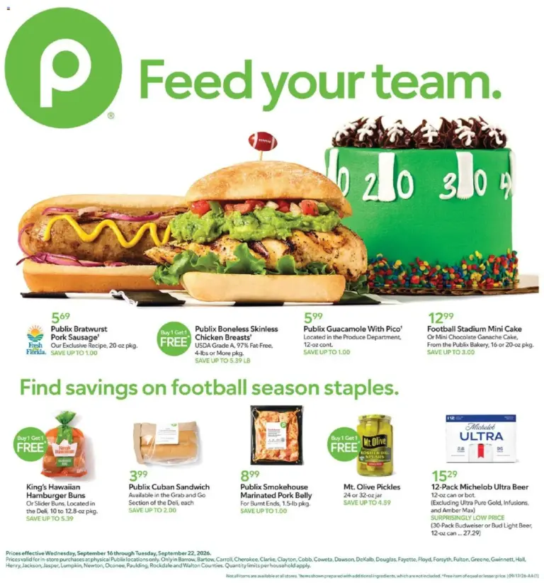 Publix Weekly Ad 09/16 - 09/22 2026