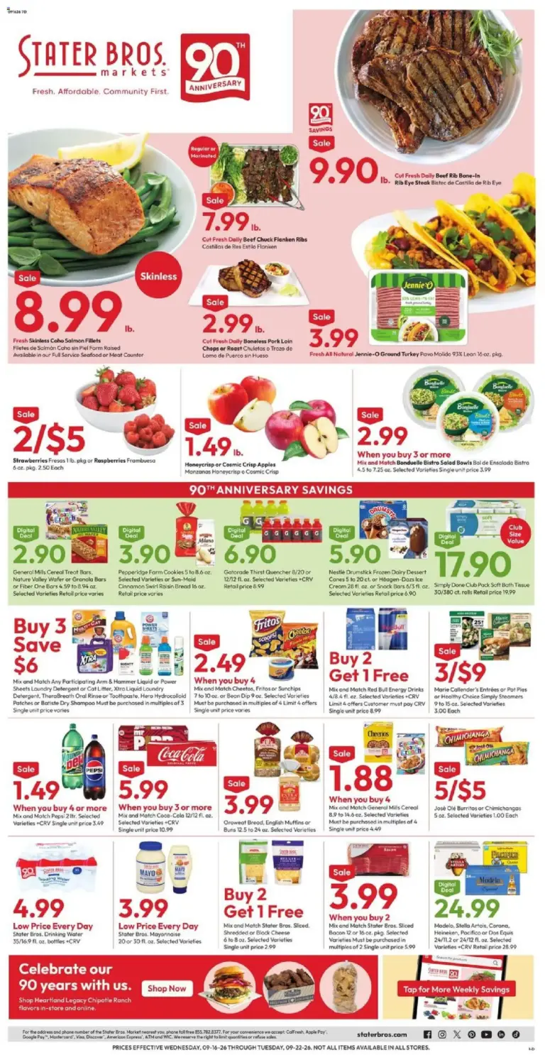 Stater Bros Weekly Ad 09/16 - 09/22 2026