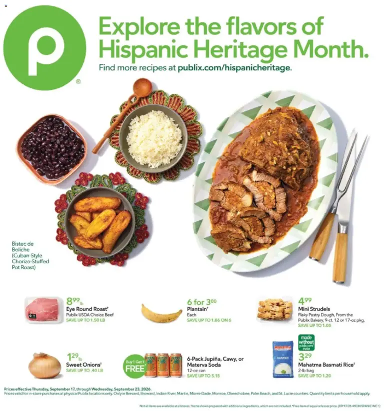 Publix Hispanic Ad 09/17 - 09/23 2026