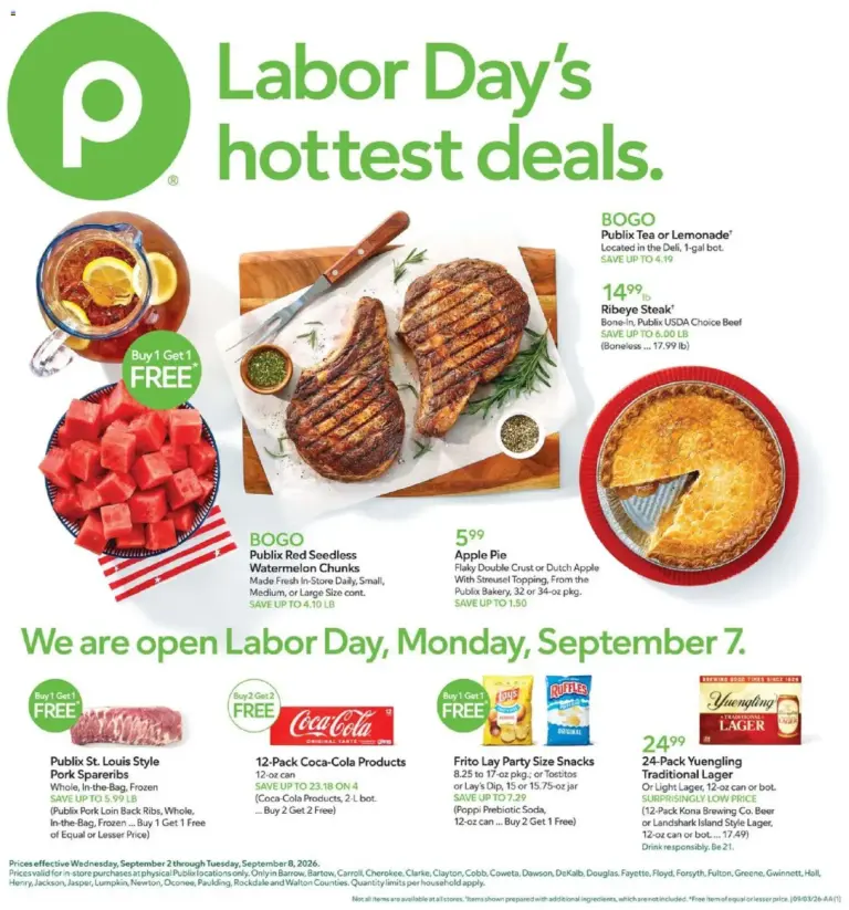 Publix Weekly Ad 09/02 - 09/08 2026