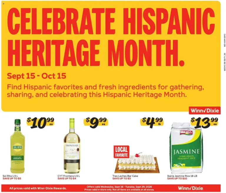 Winn Dixie Ad 09/16 - 09/29 2026