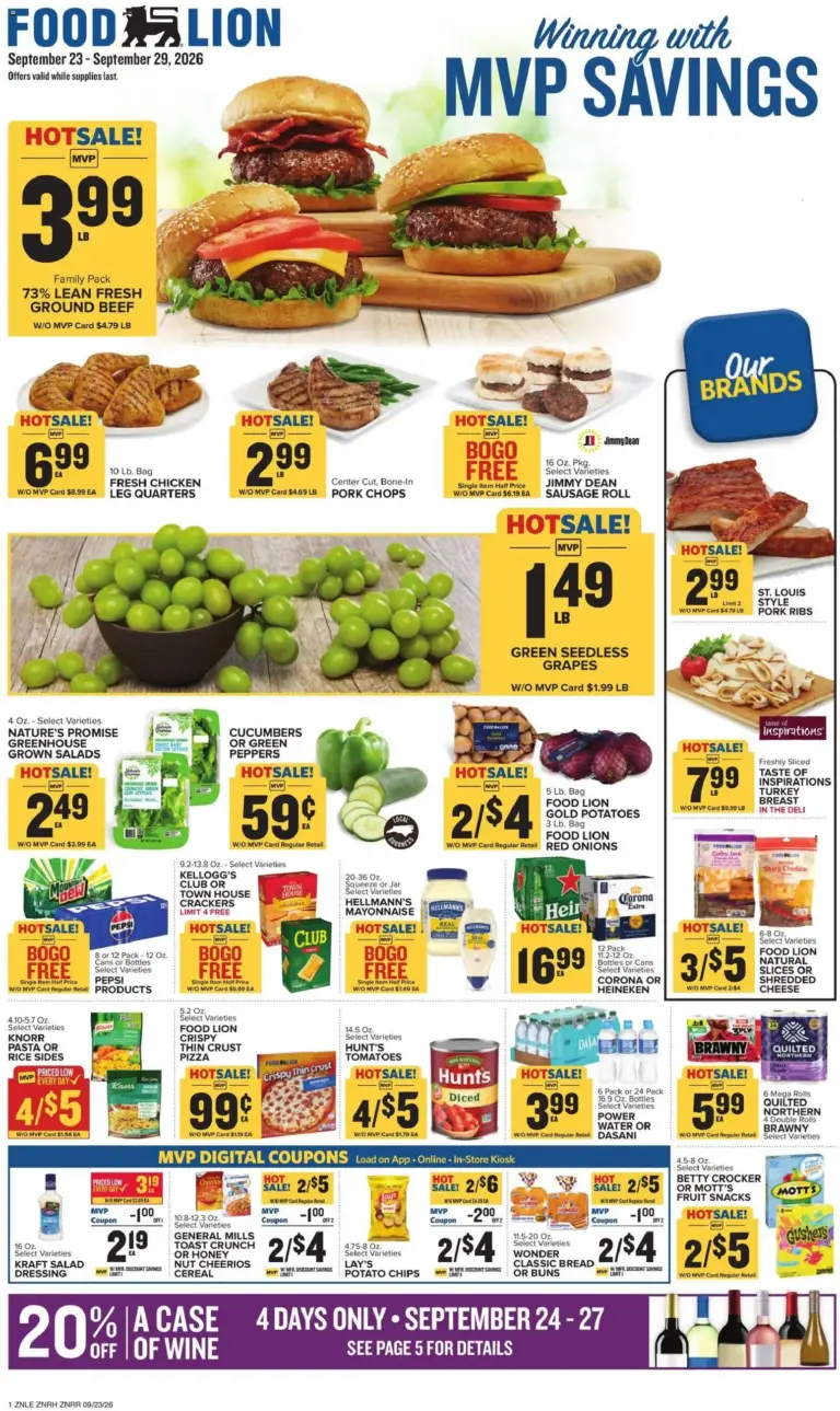 Food Lion Weekly Ad 09/23 - 09/29 2026