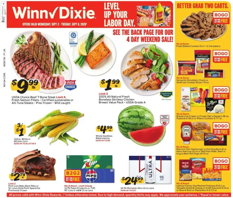 Winn Dixie Weekly Circular - GA 09/02 - 09/08 2026