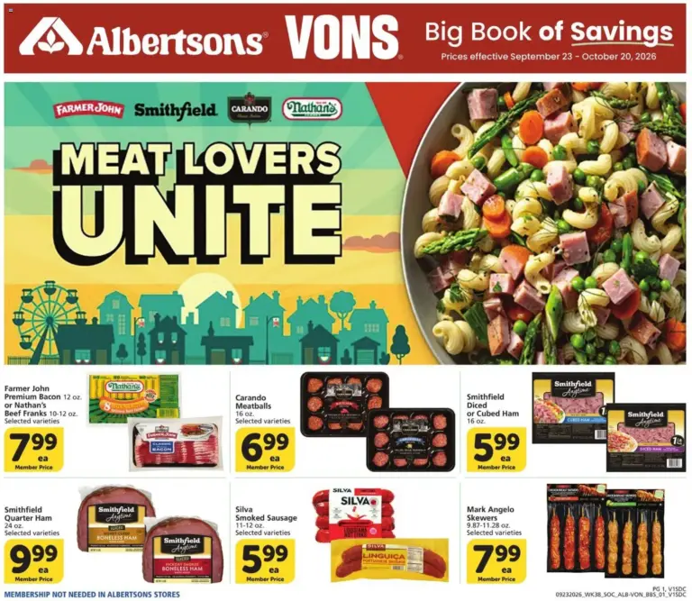 Vons Big Book of Savings 09/23 - 10/20 2026