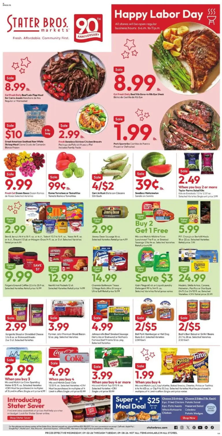 Stater Bros Weekly Ad 09/02 - 09/08 2026