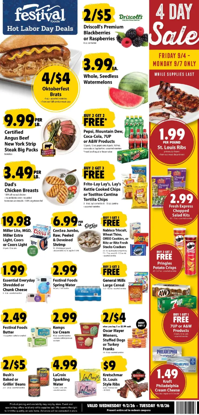 Festival Foods Weekly Ad 09/02 - 09/08 2026