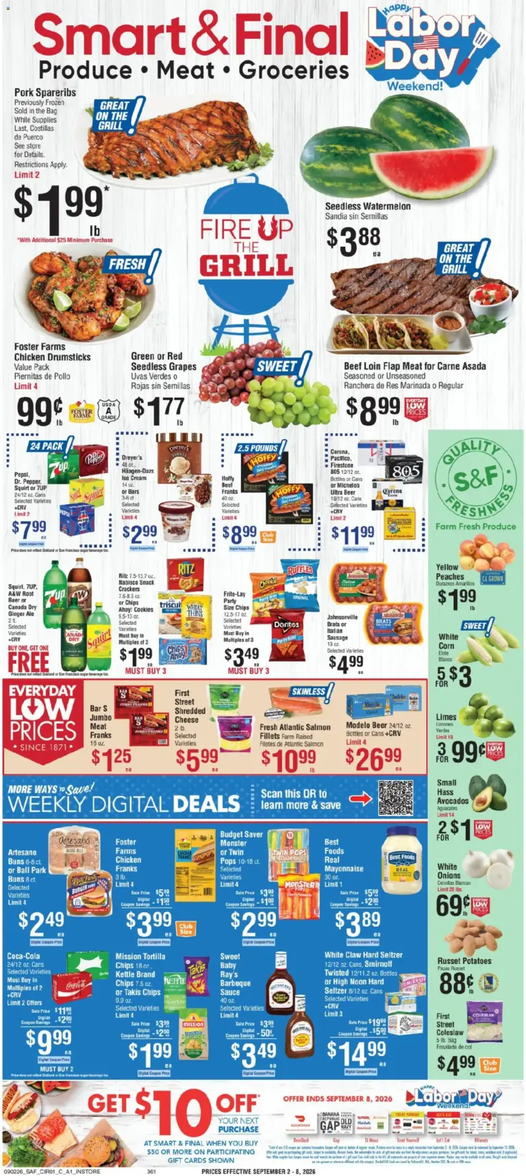 Smart & Final Weekly Ad 09/02 - 09/08 2026