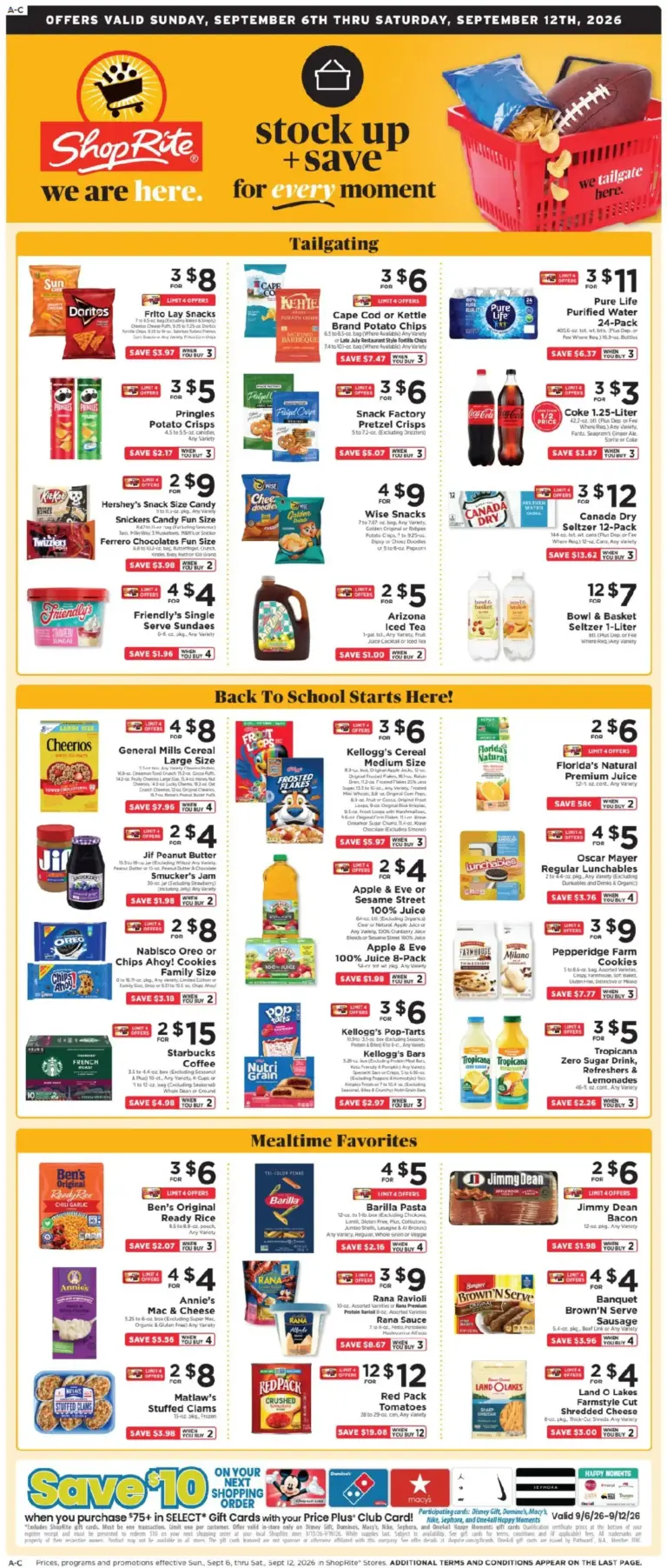 ShopRite Weekly Ad 09/06 - 09/12 2026