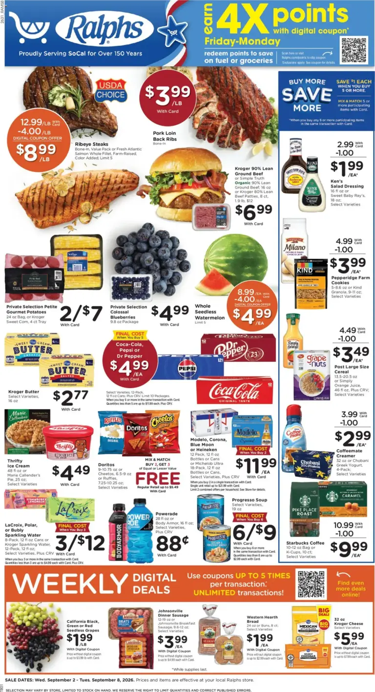 Ralphs Weekly Ad 09/02 - 09/08 2026