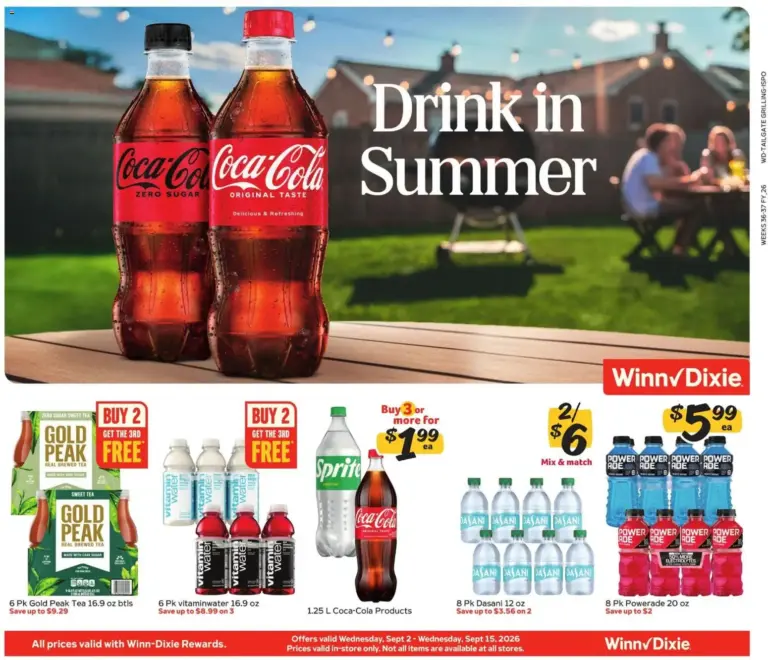 Winn Dixie In-Store - GA 09/02 - 09/15 2026