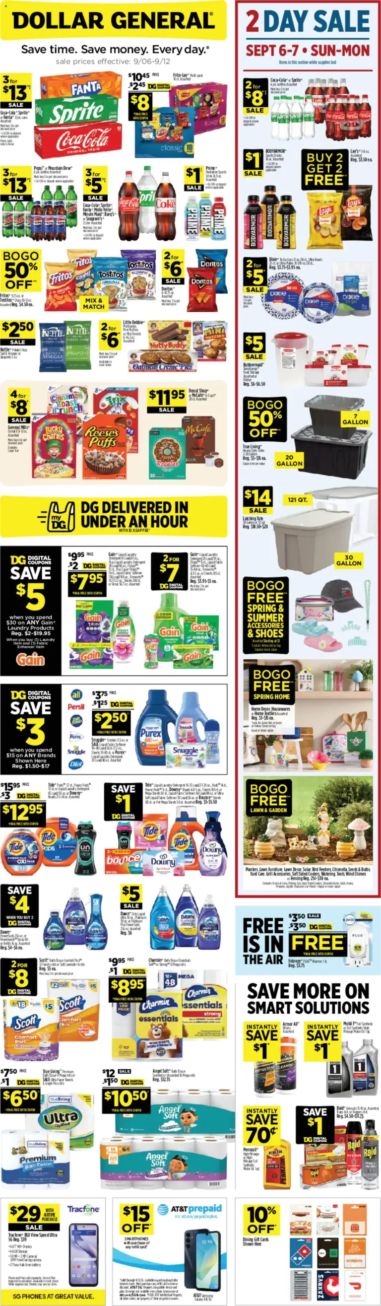 Dollar General Weekly Ad - TX 09/06 - 09/12 2026