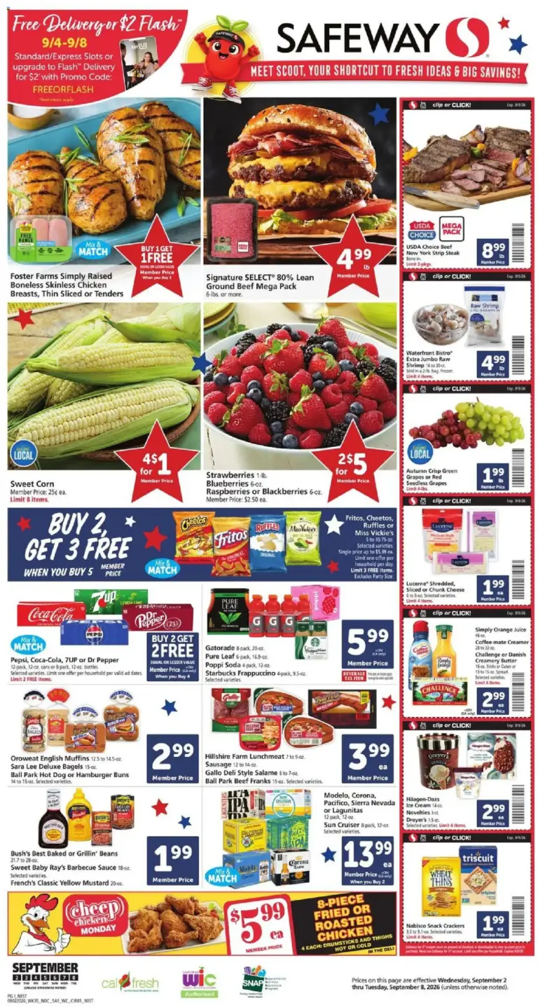 Safeway Weekly Ad 09/02 - 09/08 2026
