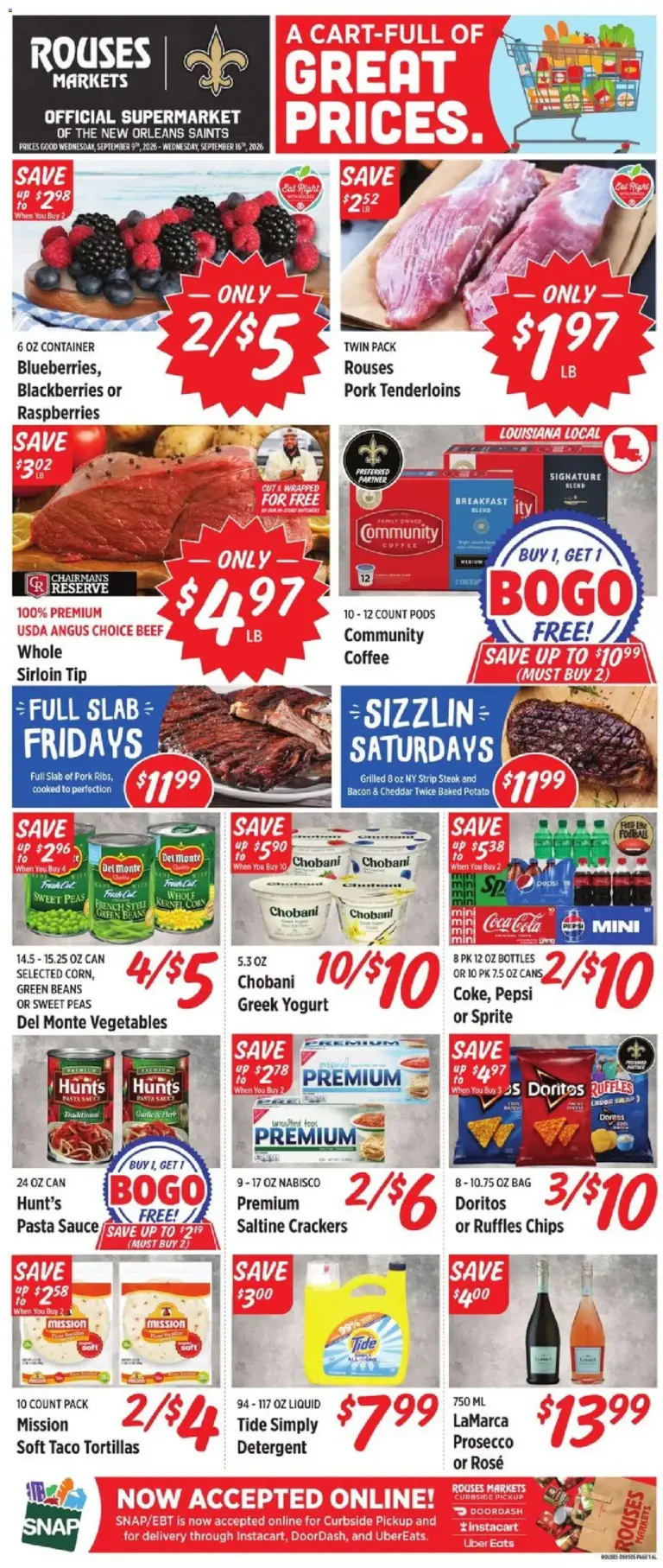 Rouses Weekly Ad 09/09 - 09/16 2026