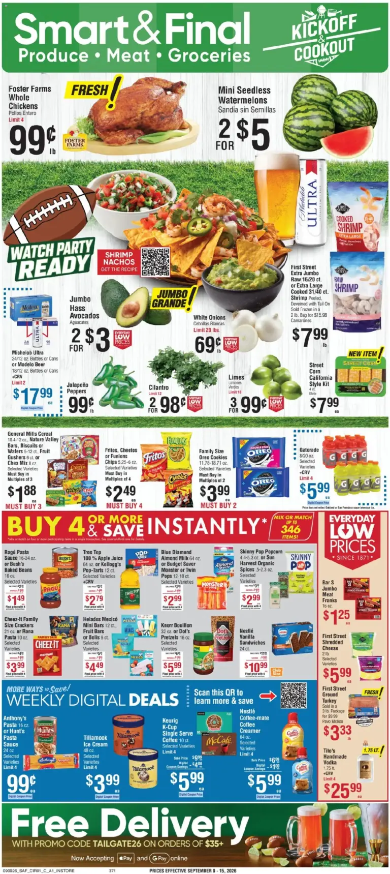 Smart & Final Weekly Ad 09/09 - 09/10 2026