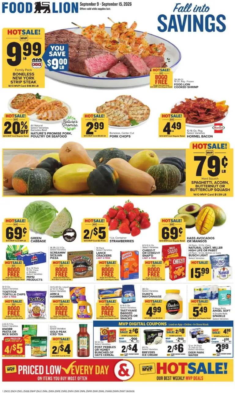 Food Lion Weekly Ad 09/09 - 09/15 2026