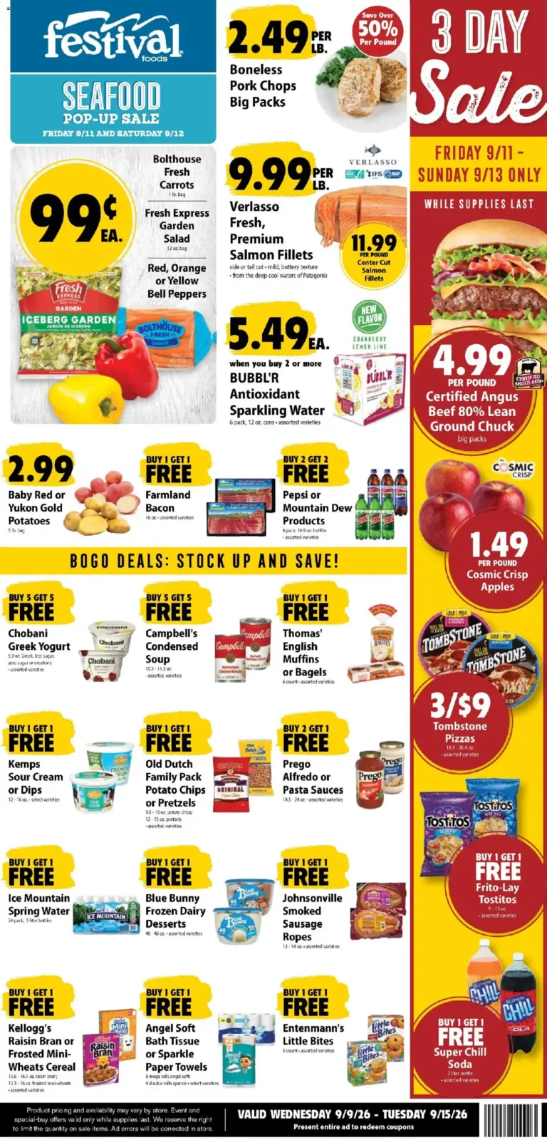 Festival Foods Weekly Ad - Hudson 09/09 - 09/15 2026