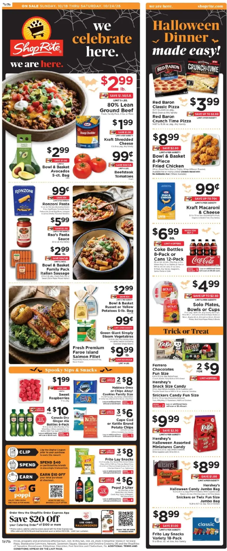 Shoprite weekly ad page 1 10/18/2026 - 10/24/2026