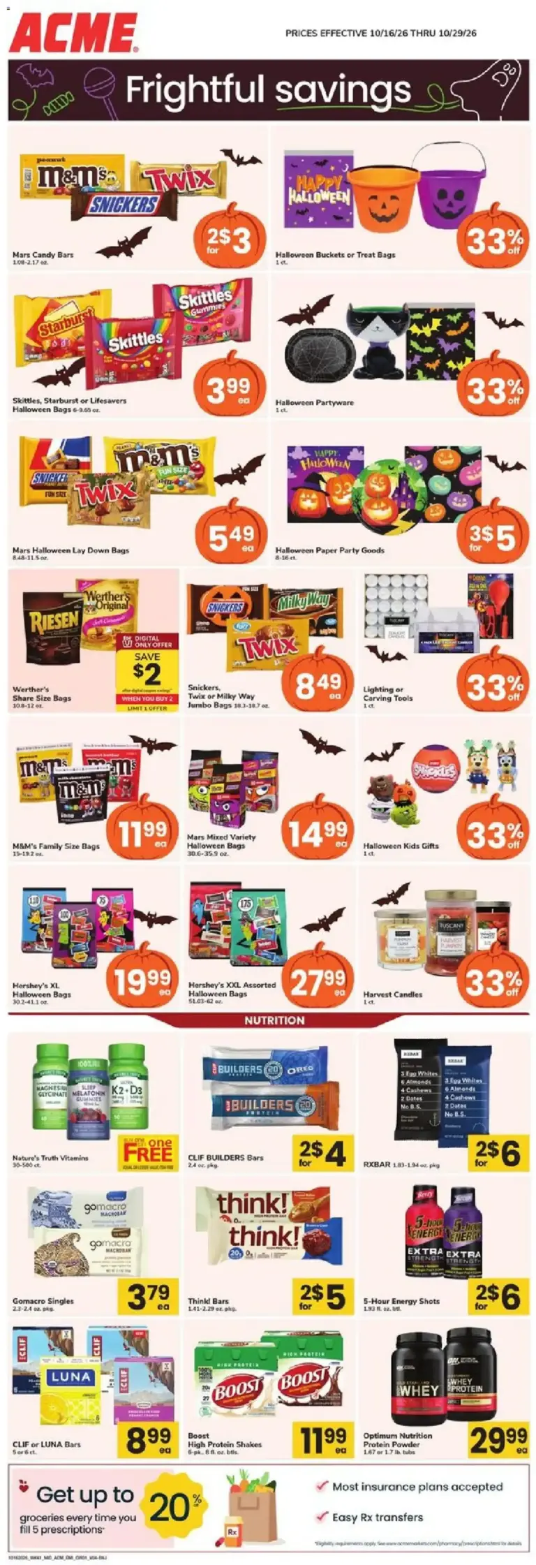 Acme weekly ad page 1 10/16/2026 - 10/29/2026