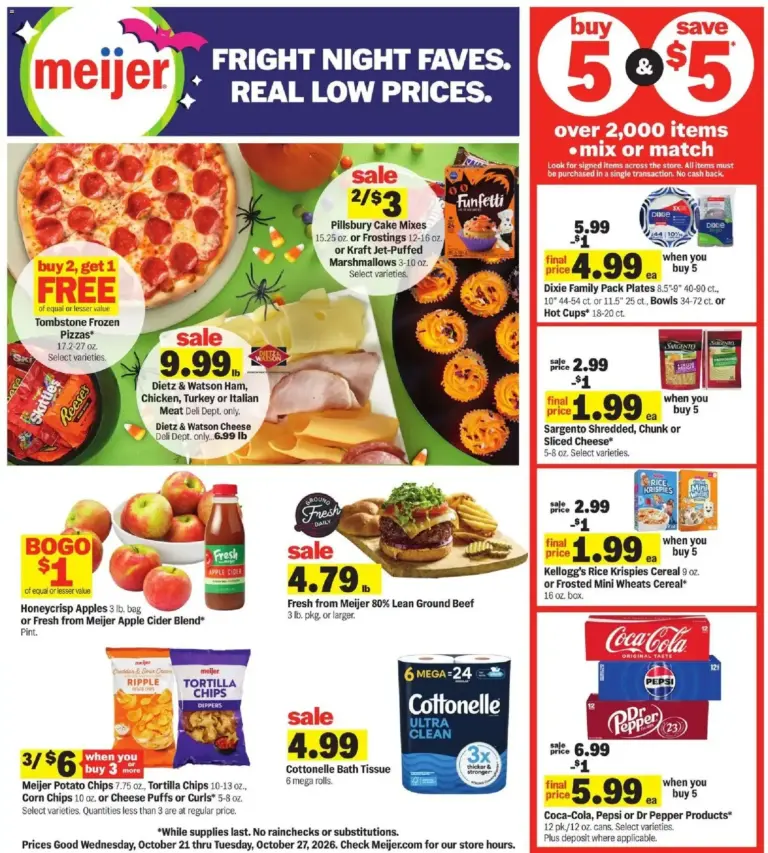 Meijer weekly ad page 1 10/21/2026 - 10/27/2026