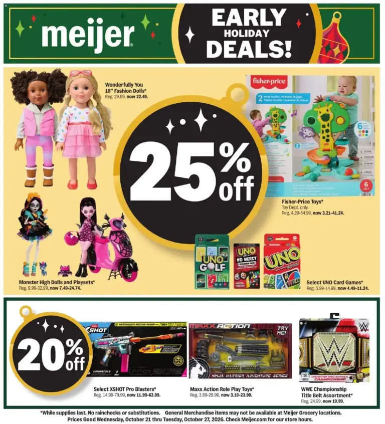 Meijer weekly ad page 1 10/21/2026 - 10/27/2026