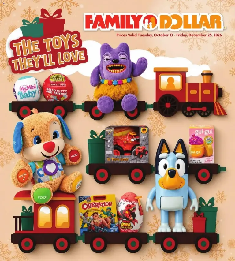 Family Dollar weekly ad page 1 10/13/2026 - 12/25/2026